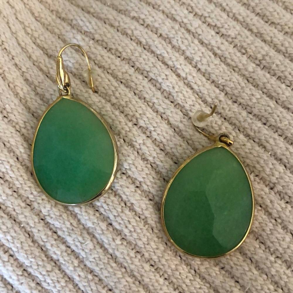 Big fun earrings with great color.